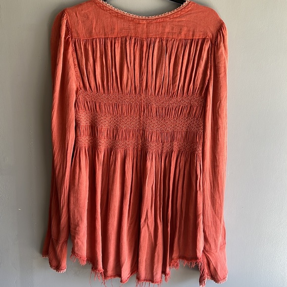 Free people long sleeve blouse great condition size M - Picture 4 of 5